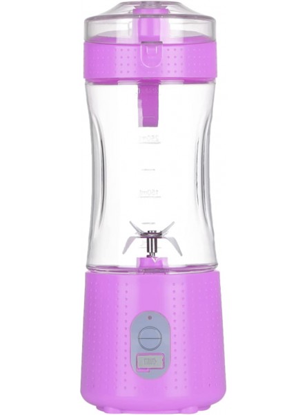 Firlar Smoothie Blender 380 ML Portable Blender With Handle Personal Size Blender Bottles Rechargeable USB High Speed Small Mini Fresh Fruit Mixer Mini Juicer Cup For Camping Travel Gym Purple B0B42J6K8Z