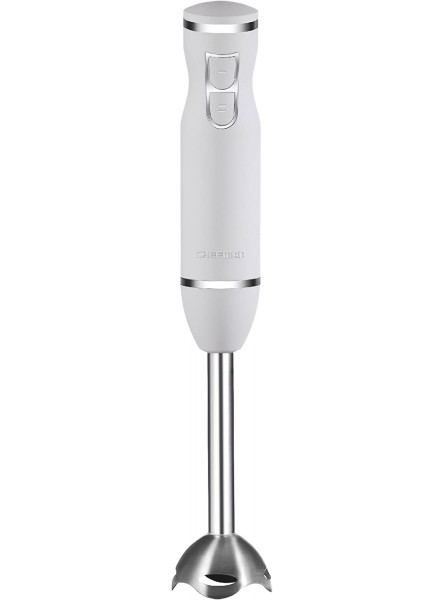 Chefman Immersion Stick Hand Blender with Stainless Steel Shaft & Blades Powerful Ice Crushing 2-Speed Control Handheld Mixer Purees Smoothie Sauces & Soups 300 Watts Ivory B01J1AWUN4