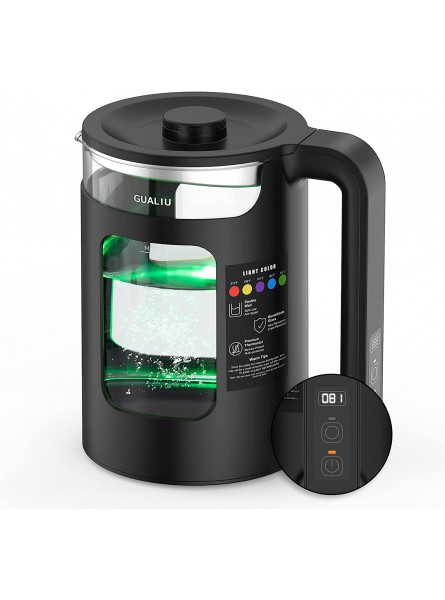 Electric Kettle，Smart Tea kettle Innovative Design Prevent Limescale Rusted Base，Temperature Control with 5 Presets，30min Keep Warm，Boil-Dry Protection Electric Hot Water Kettle for Tea and Coffee B0B3RR5KK8