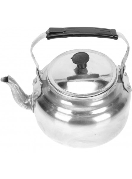 Whistling Tea Kettle Teapot Stovetop Tea Kettle for Blooming and Loose Leaf Tea Maker Silver 12x9cm Samba B09MCHYK9T