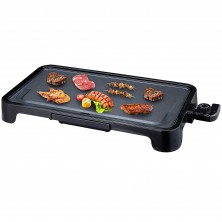 ALES H1001 Everyday Nonstick Electric Griddle 1500W Pancake Griddle Indoor BBQ Grill Party Smokeless Griddle Pan,Healthy-Eco,Non-stick Coating,Hassle-Free Clean Up,Black B08W1KRP83