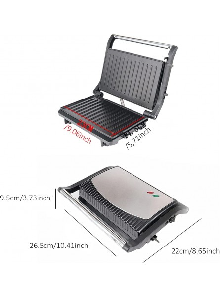 DEECOZY Steak Grill Smokeless Grill Electric Indoor Hot Grill Sandwich Maker Toaster Fruit Roasting Machine Easy to Clean Non Stick Electric Grill B098QNK6RY