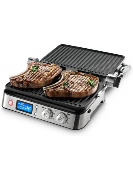 DeLonghi America CGH1020D Livenza All Day Combination Contact Grill and Open Barbecue Stainless Steel B01K1RKPCY