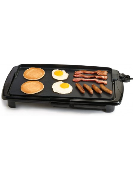 Elite Gourmet EGR-2010 20-by-10-Inch Non-Stick Electric Griddle with Grease Tray Black B000CROLQU