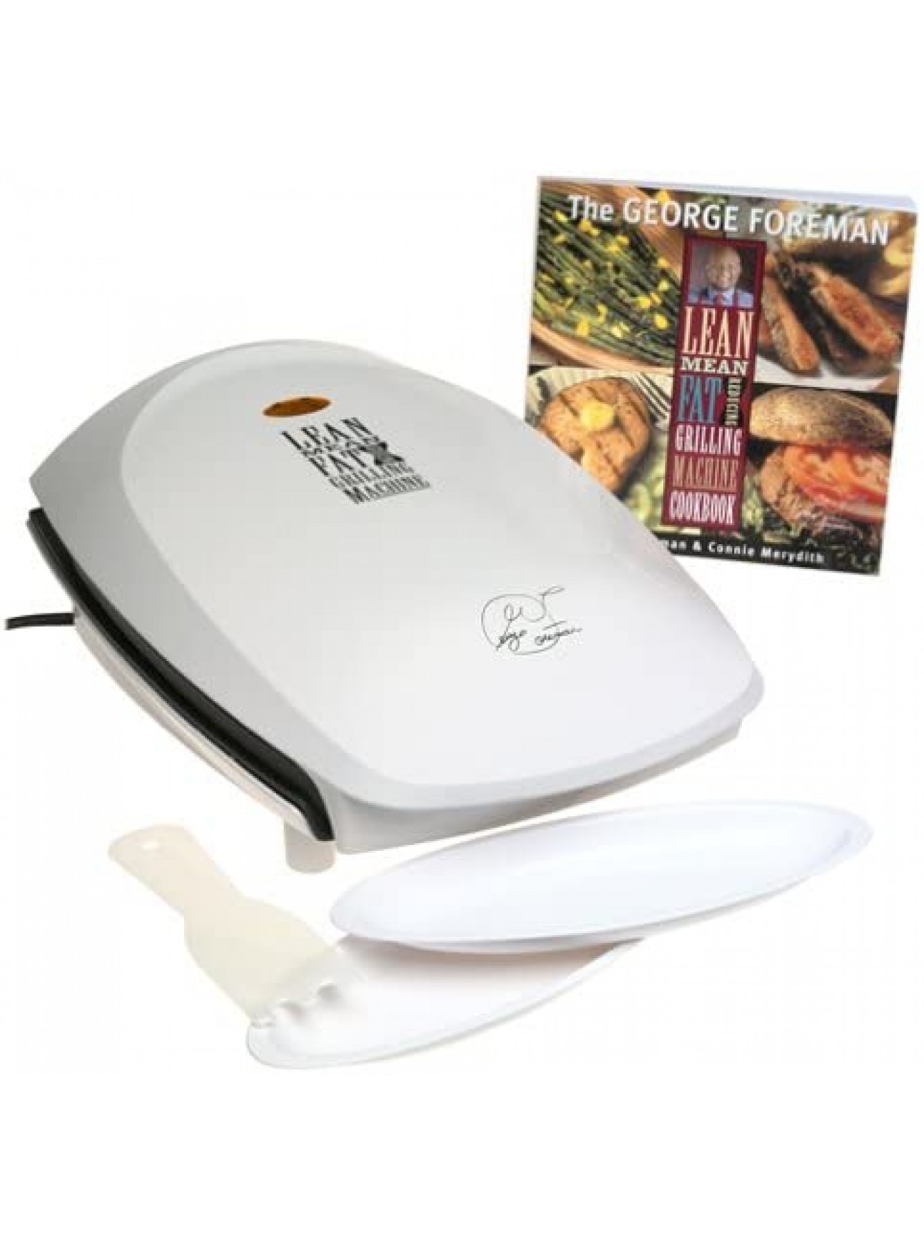 George Foreman GR26CB Family Size Plus Grill with Cookbook White B00005B6Z1