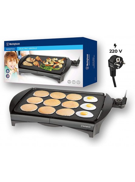 Westinghouse 220 volt griddle Family Size grill 220 Volts WKGL2456 220v 240 volts NOT FOR USE IN USA B08FVFRQJM