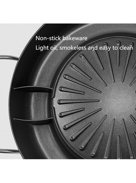 Wgwioo Multi-Function Smokeless Electric Hot Pot Grill Barbecue,2 in 1 Electric Grilled Shabu Pot Smokeless Grill and Hot Pot BBQ Electric Grill with Shabu Shabu Hot Pot B097C1CNGT