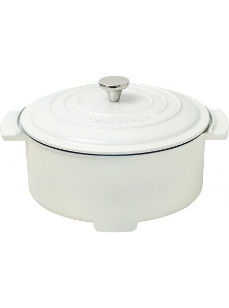 YAMAZEN Electric Grill Pot"Casserolle" YGC-800W White【Japan Domestic genuine products】 B075M9P43P